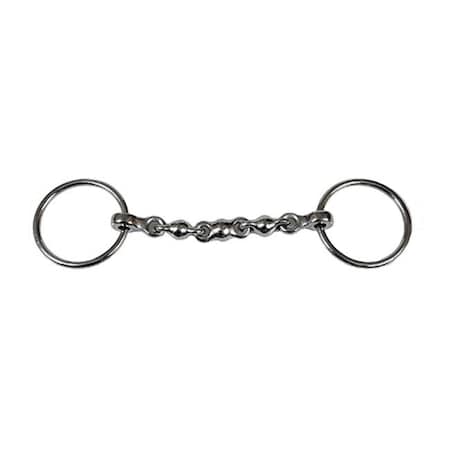 Jacks Jacks 755-5 Stainless Steel Waterford Ring Snaffle Bit - 5 in. 755-5